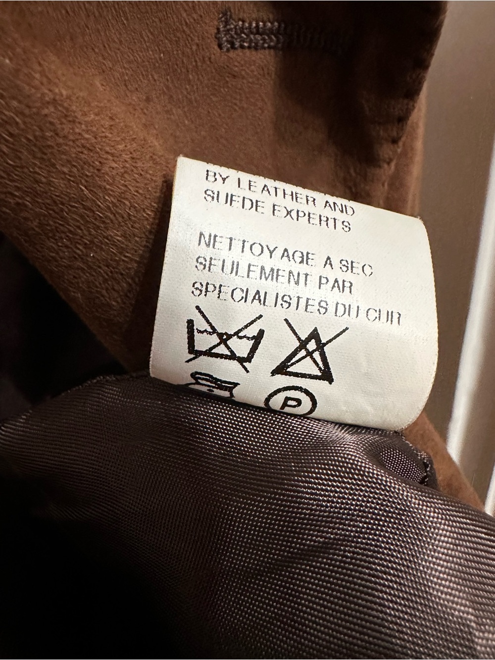 Vintage Bergdorf Goodman Brown Lambskin Jacket - Picture 6 of 6